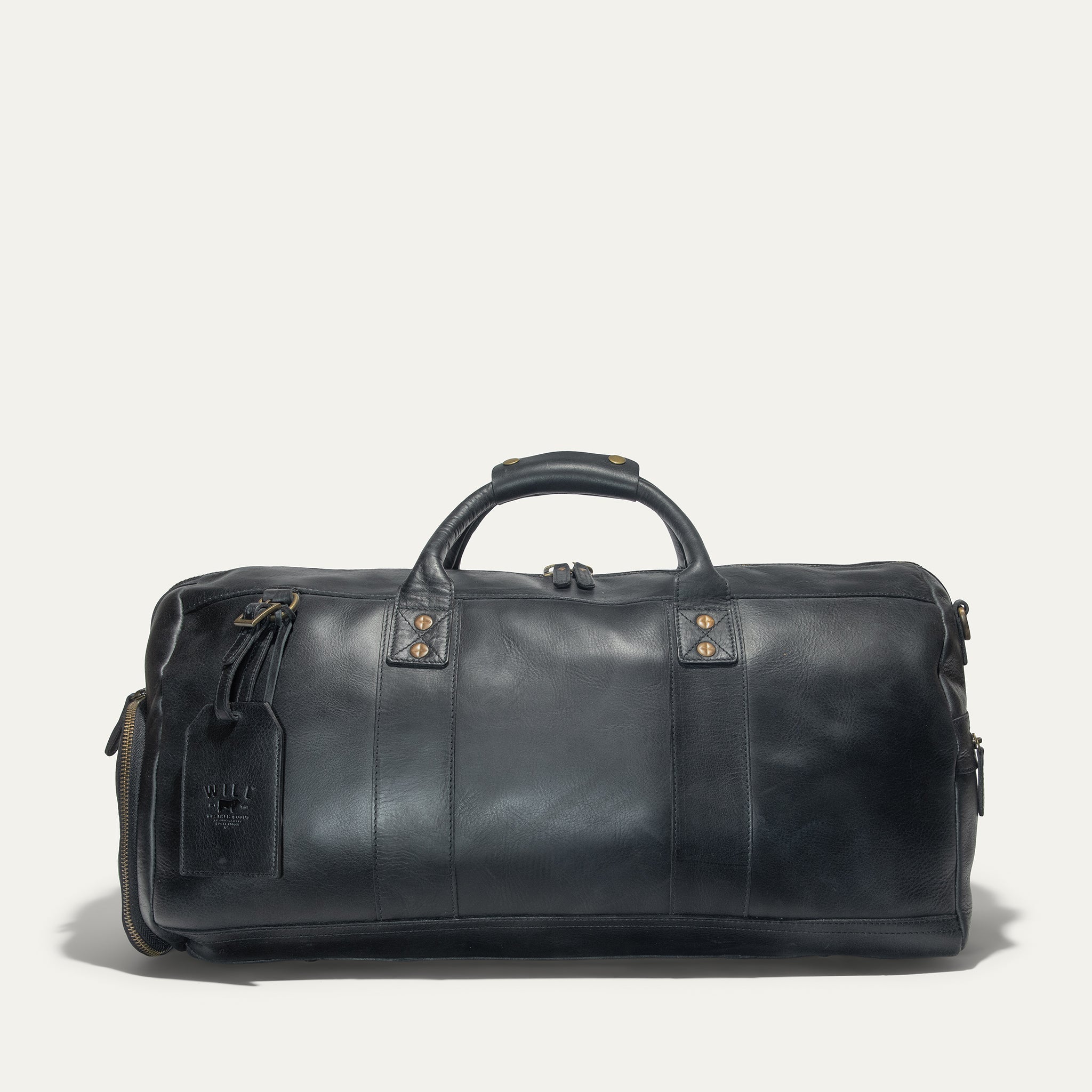 Leather Atticus Shoe Duffle. Ships from USA.