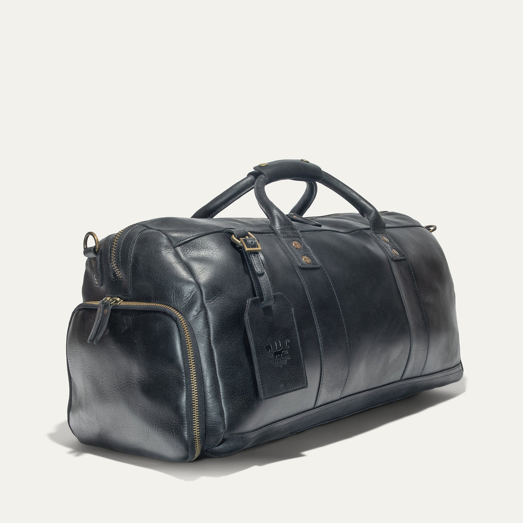 Leather Atticus Shoe Duffle. Ships from USA.