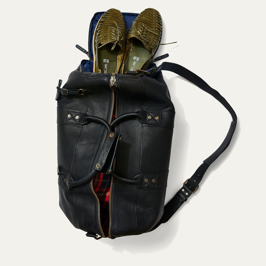 Leather Atticus Shoe Duffle. Ships from USA.