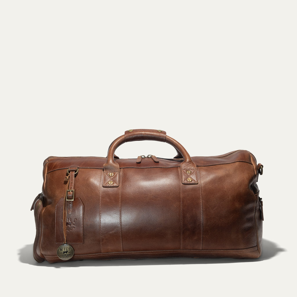 Leather Atticus Shoe Duffle. Ships from USA.