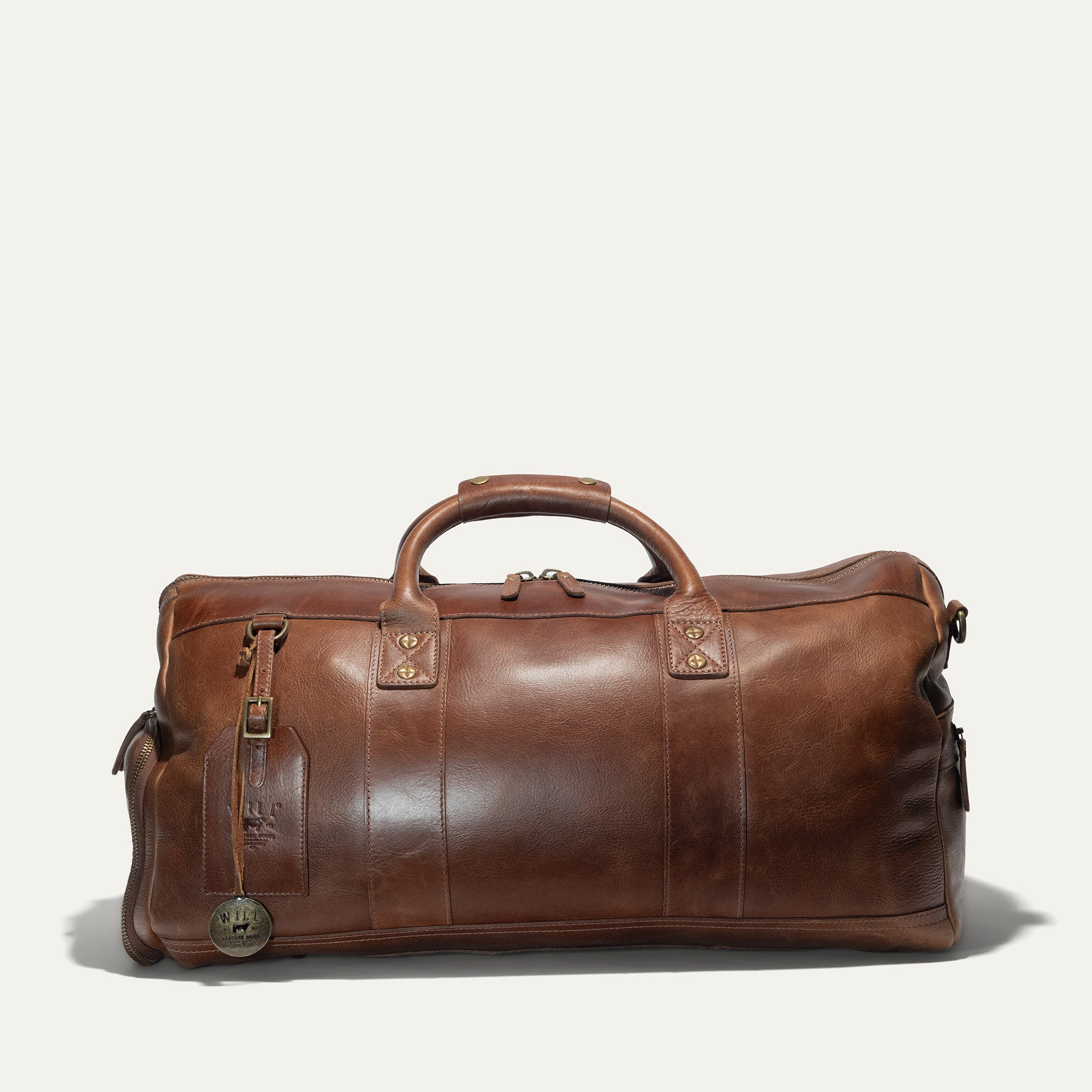 Leather Atticus Shoe Duffle. Ships from USA.