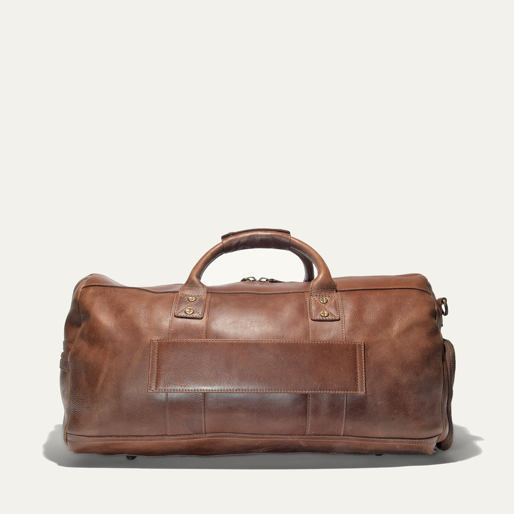 Leather Atticus Shoe Duffle. Ships from USA.