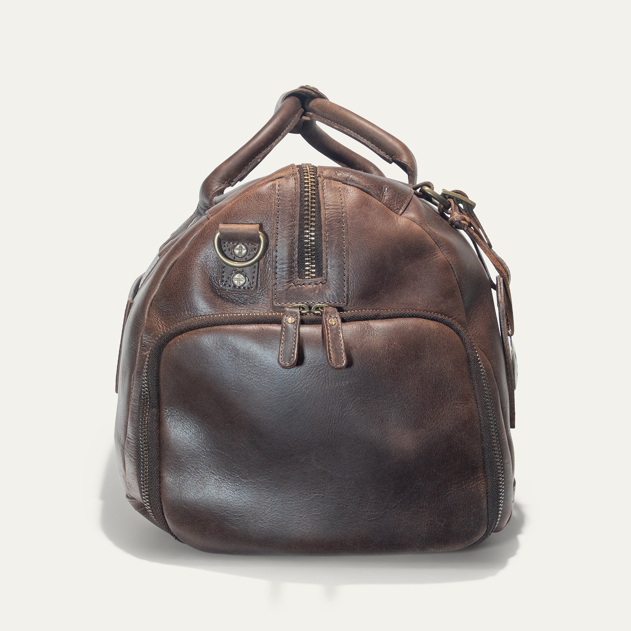 Leather Atticus Shoe Duffle. Ships from USA.