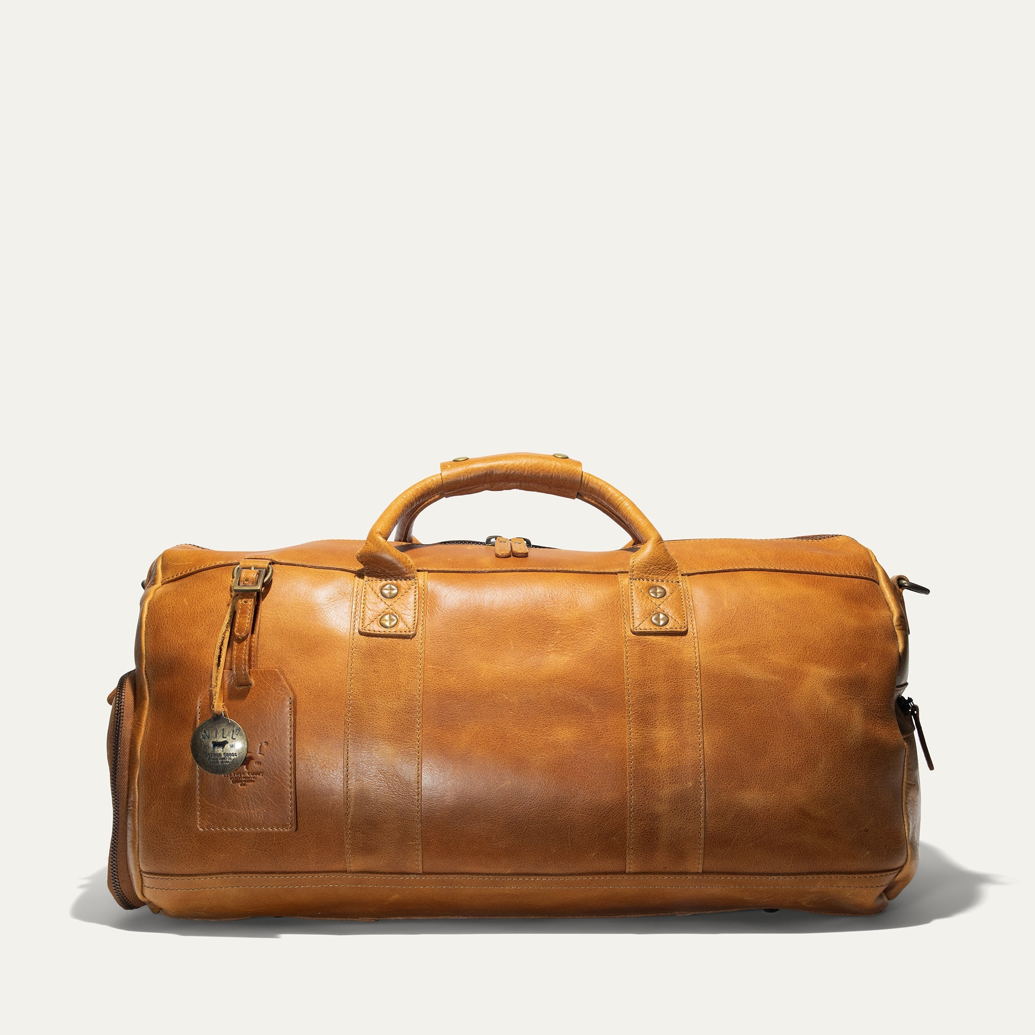 Leather Atticus Shoe Duffle. Ships from USA.