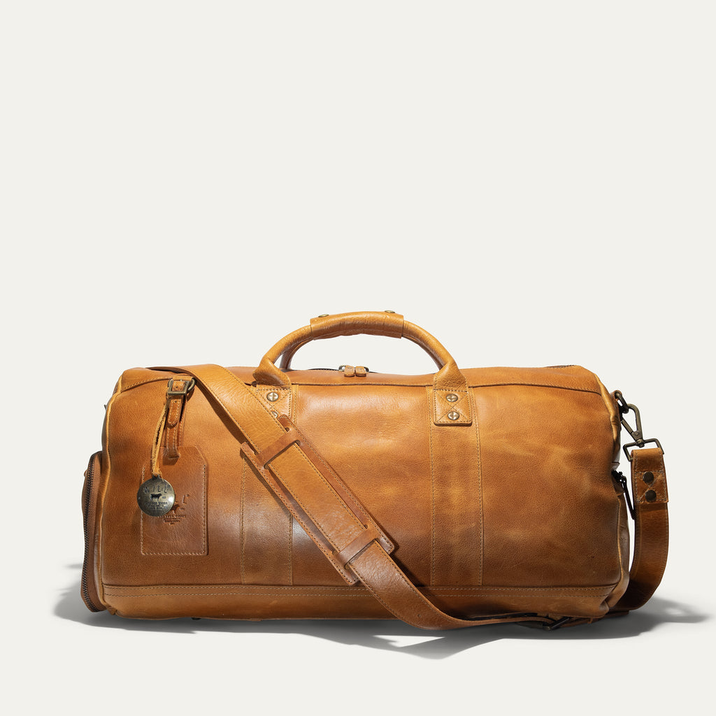 Leather Atticus Shoe Duffle. Ships from USA.