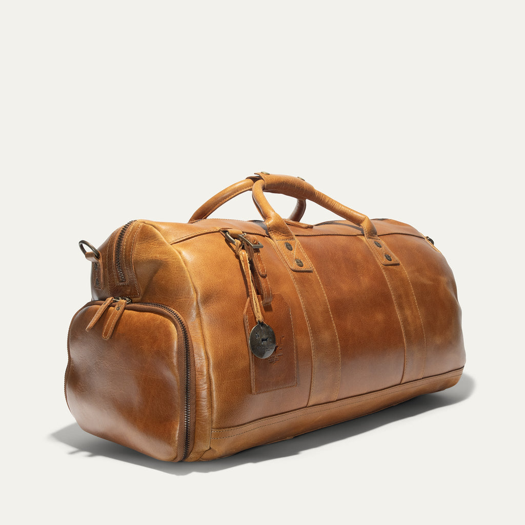 Leather Atticus Shoe Duffle. Ships from USA.