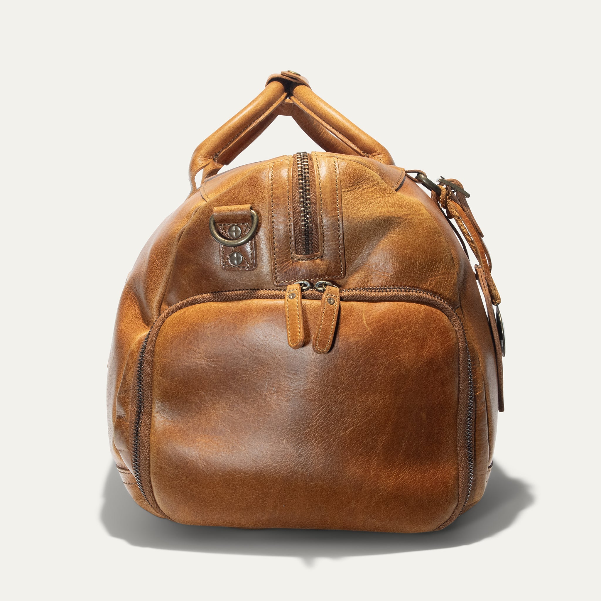 Leather Atticus Shoe Duffle. Ships from USA.