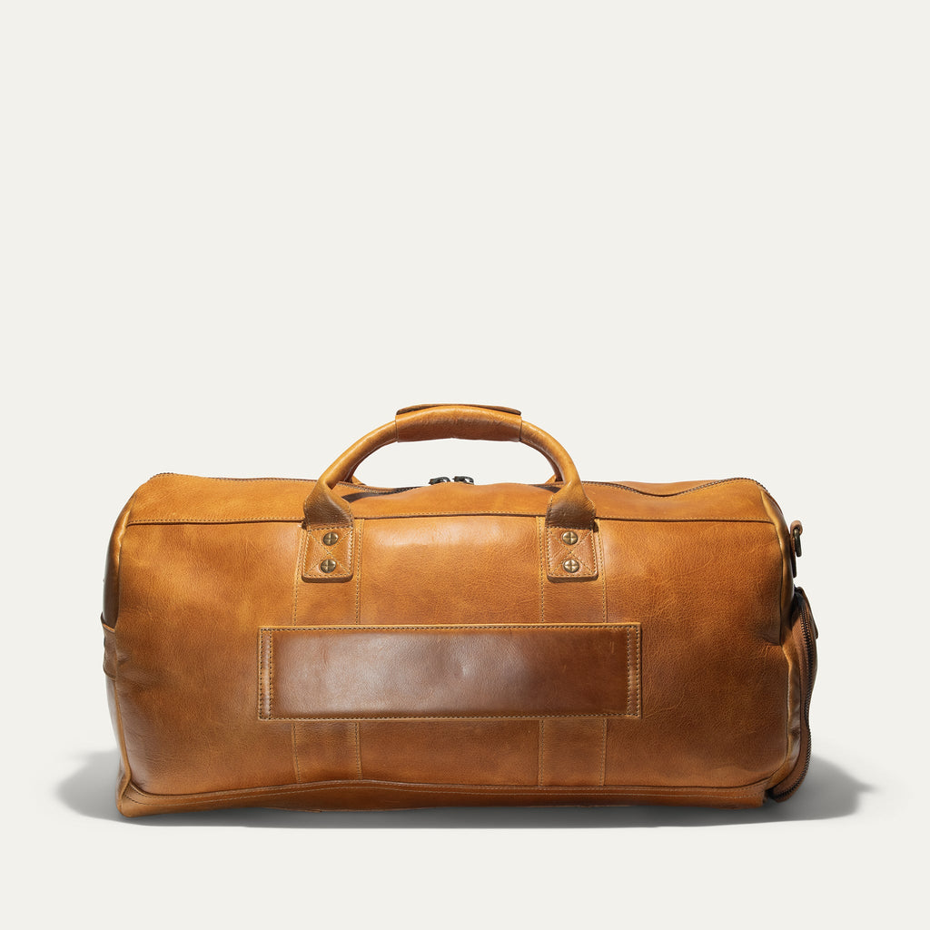 Leather Atticus Shoe Duffle. Ships from USA.