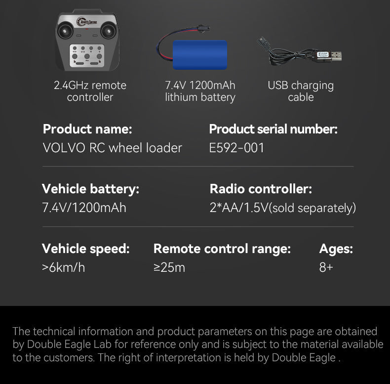 RC MODEL  Car 1/16 RC Full Metal Loader Excavator Electric Remote Control Alloy  Excavator Engineering Model Cars Boy Kids Toys