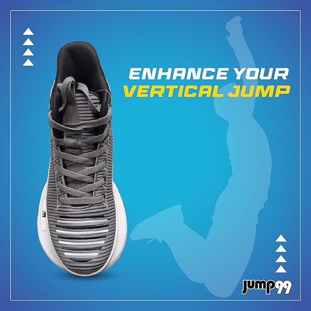 J99 Flex Ultra Strength Plyometric Training Shoes, Gray/Black. Ships from USA.