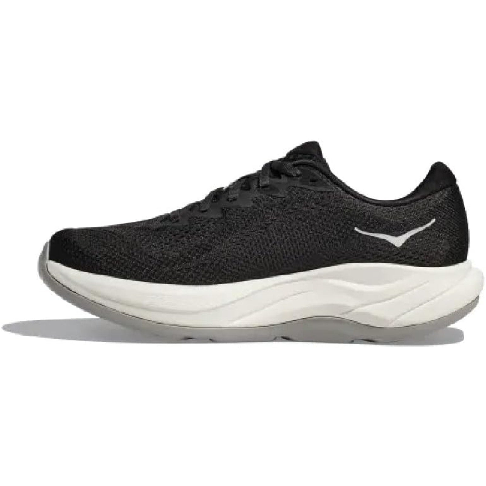 Hoka Mens Size 9.5D Black White Mesh Lace Up Rincon 4 Athletic Running Shoes. Ships from USA.