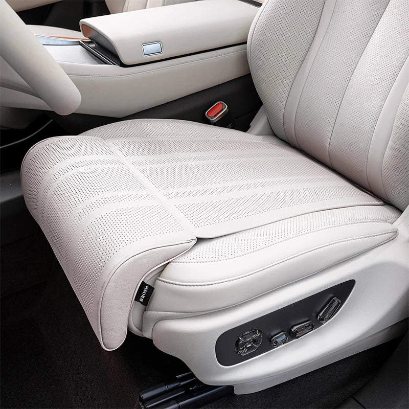 SEAMETAL Car Seat Cushion with Leg Support Universal Car Seat Protection Cover with Extension Leg Rest Padding Relieve Fatigue