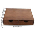 Tea and Coffee Organizer Coffee Capsule Drawer with 2 Drawers Accessories Tea Storage Organizer for Home Maker Machine Stand