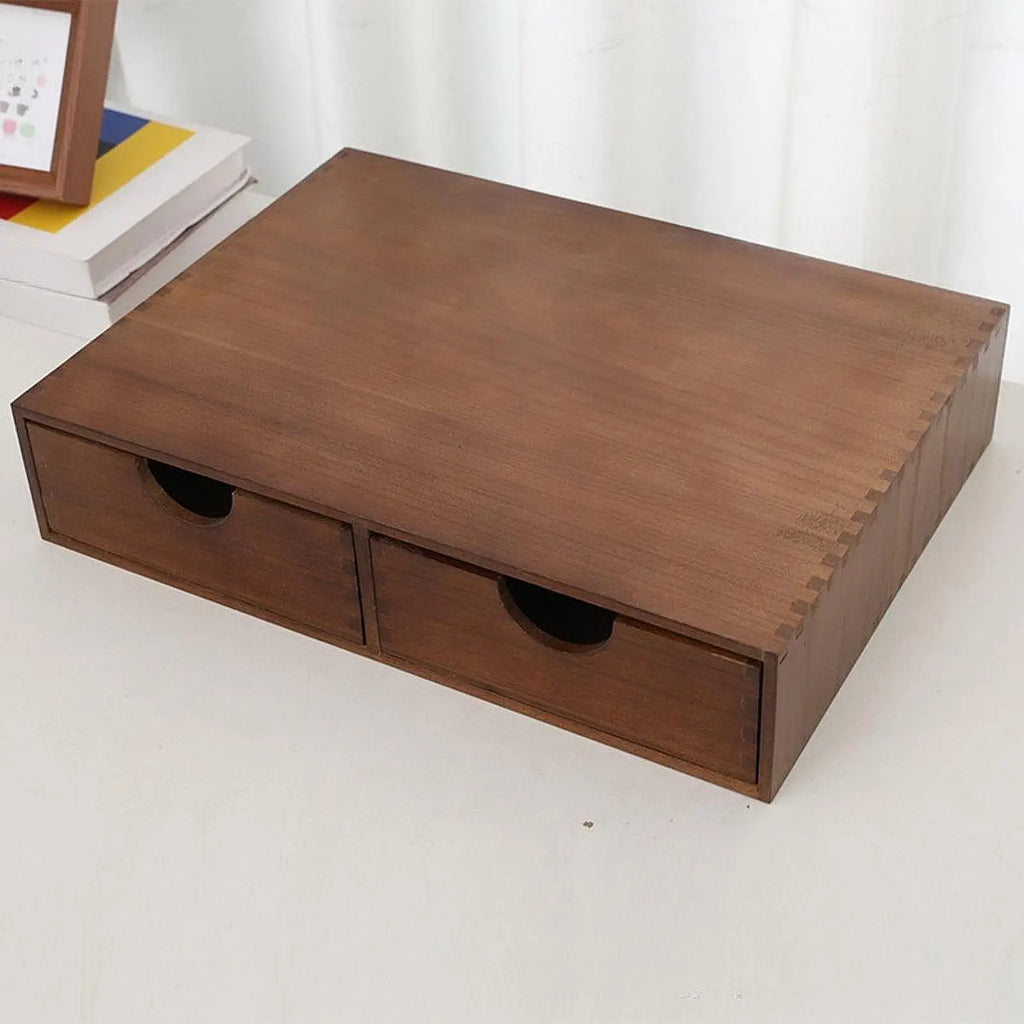 Tea and Coffee Organizer Coffee Capsule Drawer with 2 Drawers Accessories Tea Storage Organizer for Home Maker Machine Stand