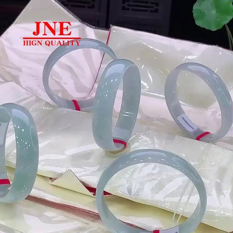 Myanmar Jade Wholesale A- Type Jade Jewelry Ornament Color Uniformity Positive Circle Jade Bracelet