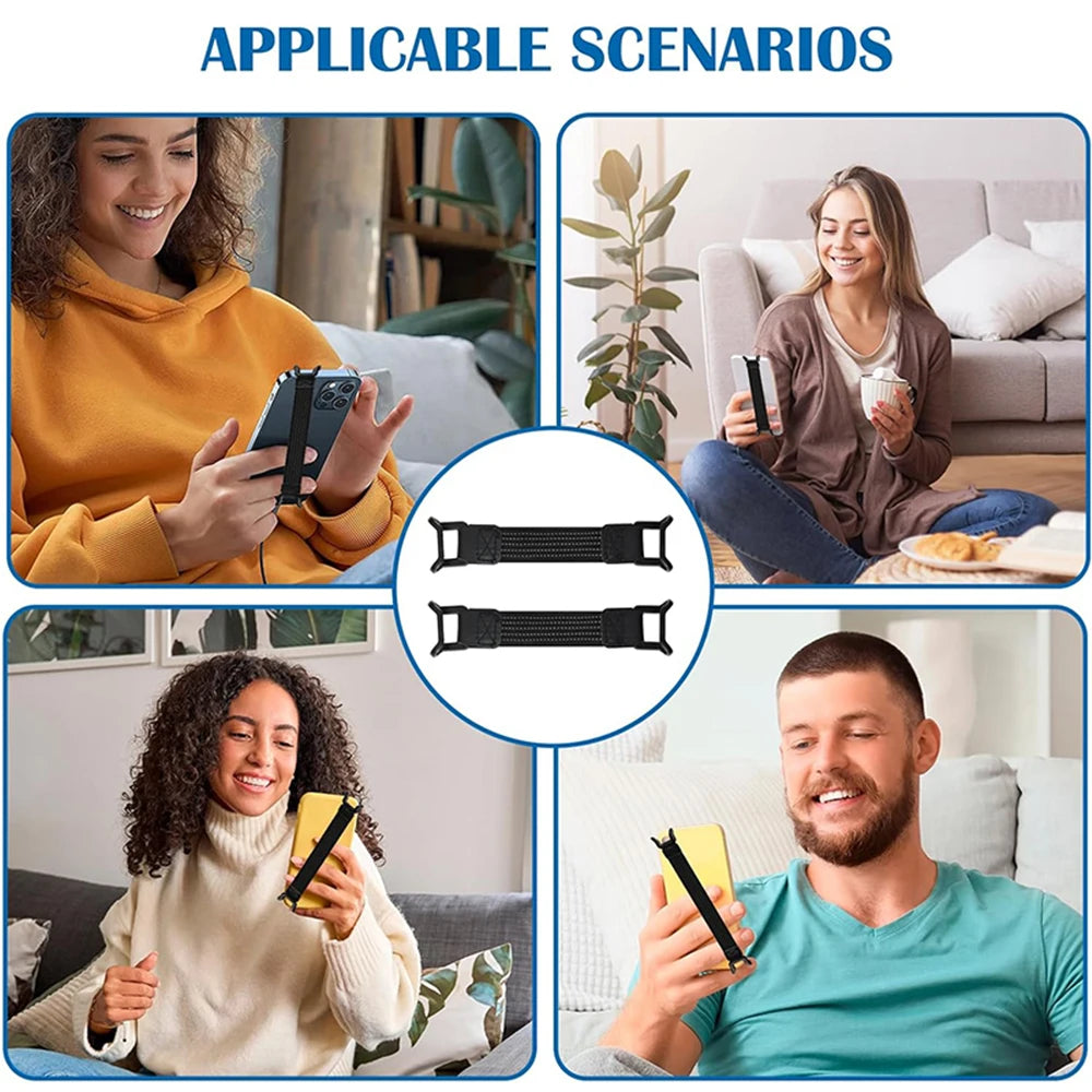 Mobile Phone Security Hand Strap Premium Phone Accessories Elastic Finger Strap for Mobile Phones