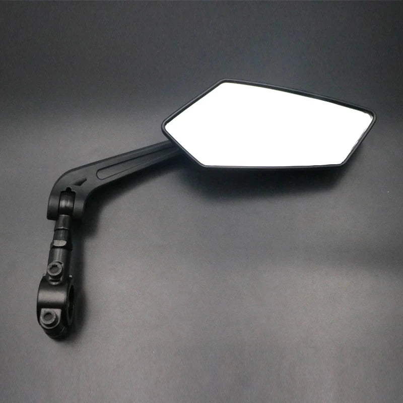Bike Cycling Rear View Mirror: Adjustable Handlebar Left/Right Mirror, Clear Wide Range Back Sight & Rearview Reflector