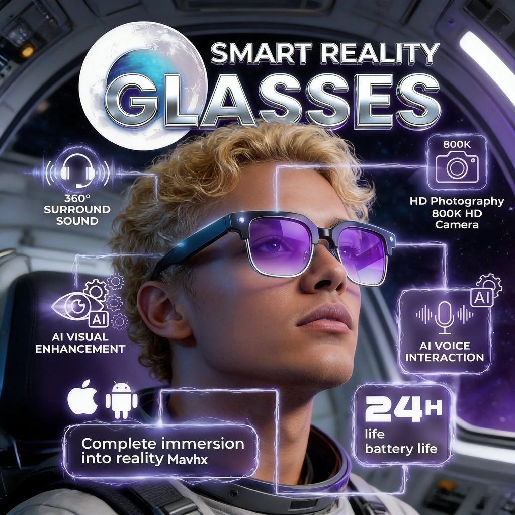 2026 New Upgrade Smart Glasses With Camera Video Recording AI Photo Recognition Bluetooth Call Translation Voice Sunglasses Man