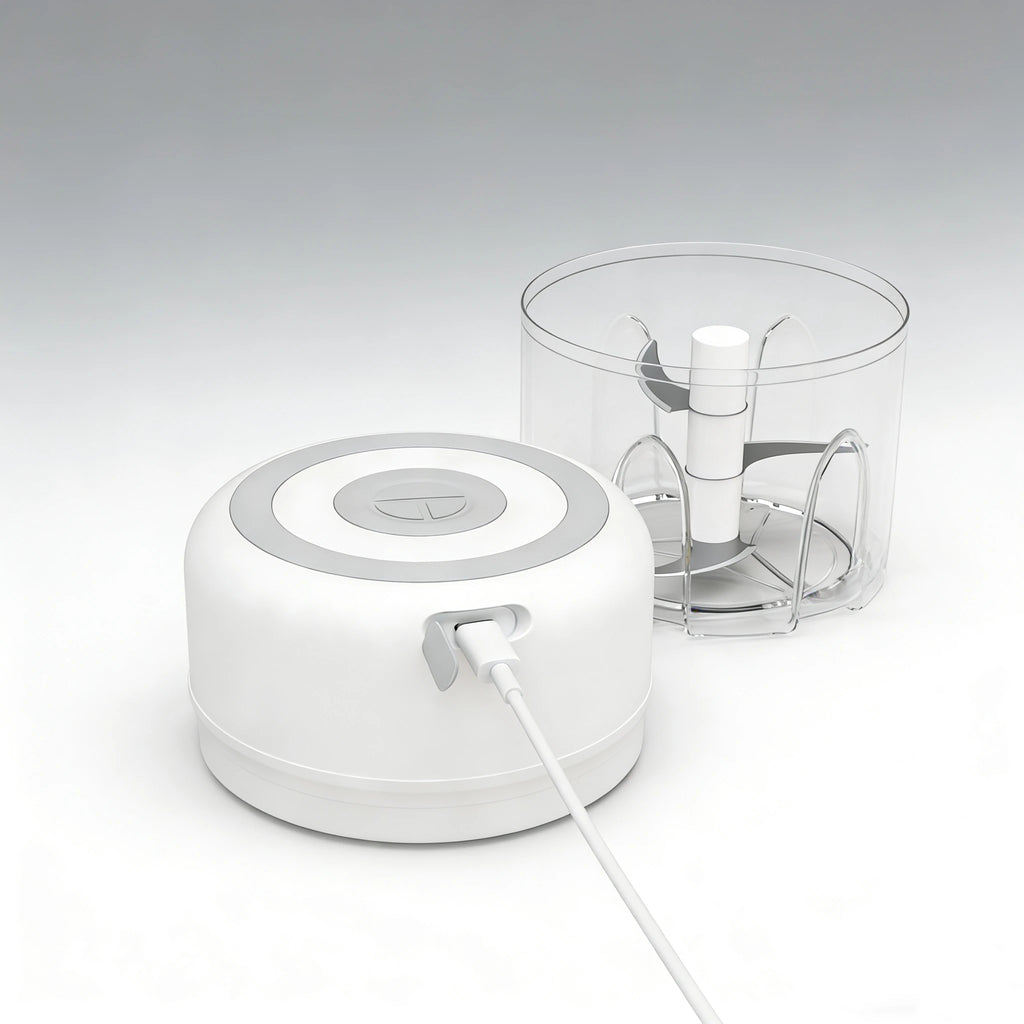 250ml Mini Electric Food Processor, USB Rechargeable, Portable Kitchen Tool, Suitable for Mincing Garlic