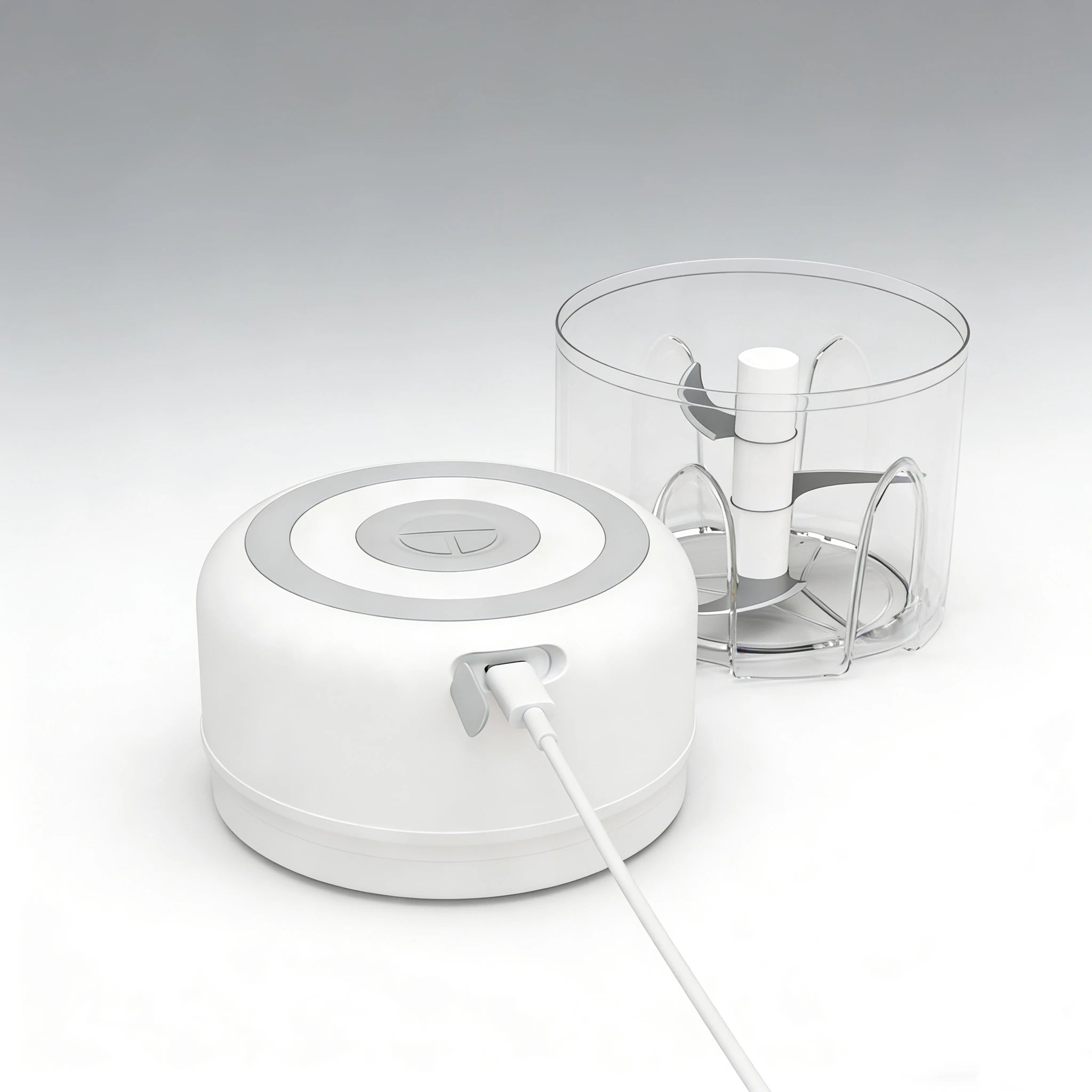 250ml Mini Electric Food Processor, USB Rechargeable, Portable Kitchen Tool, Suitable for Mincing Garlic