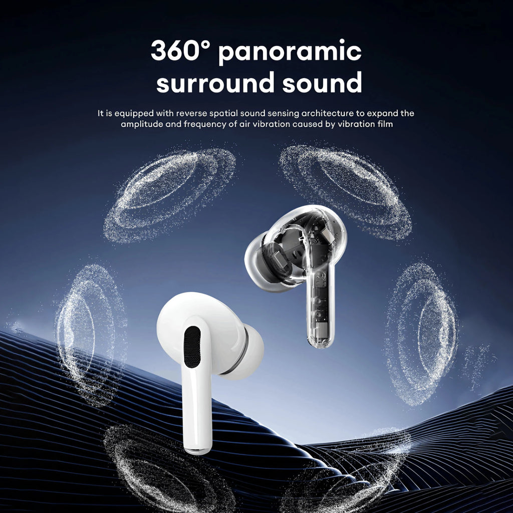 New Wireless Bluetooth Earphones,Hi-Fi Clear Sound,Comfort Fit,Smart Touch,Noise Cancelling,Ideal for Music Use - Free Item
