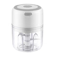 250ml Mini Electric Food Processor, USB Rechargeable, Portable Kitchen Tool, Suitable for Mincing Garlic