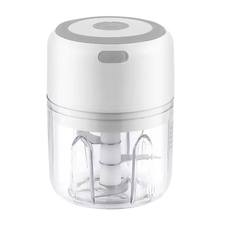 250ml Mini Electric Food Processor, USB Rechargeable, Portable Kitchen Tool, Suitable for Mincing Garlic