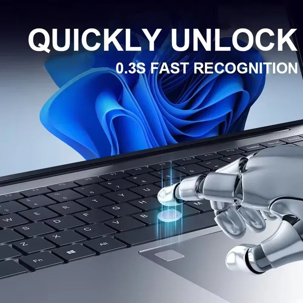 15.6'' New Laptops Windows 11 Laptop Intel i9 9900U 16GB RAM 1TB SSD Portable Office Study Laptop Computer Gaming Notebook