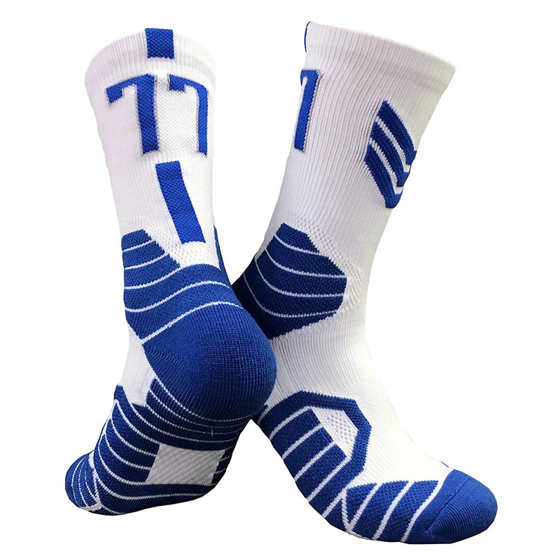 Morant Twelve BOS Basketball Player Star Thick Sport Crew Man MEM USA Socks Digital Number No12 Point Guard Golden State US Team