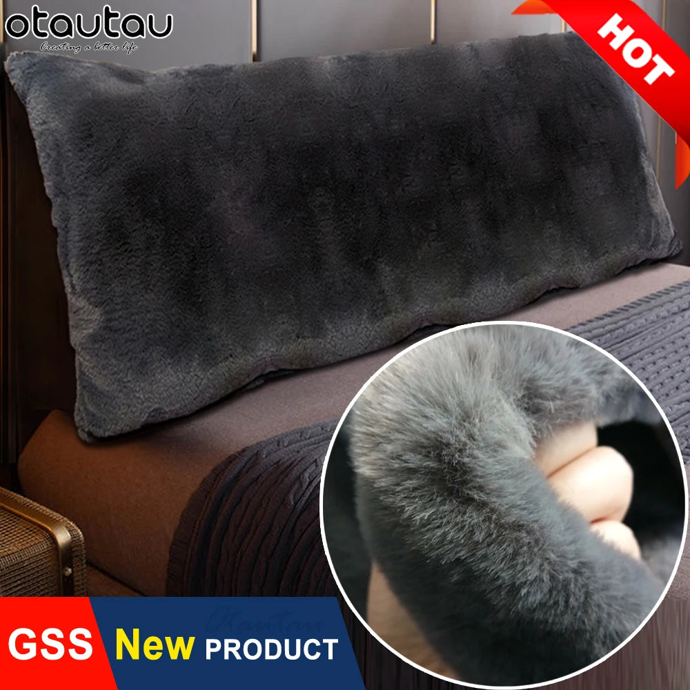 OTAUTAU Faux Bunny Fur Cushion Cover Throw Pillow Case Dropshipping KD006【No Filler Inside! You Need To Fill It By Yourself !】