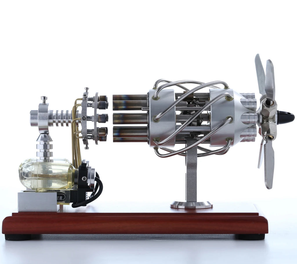 Gelsonlab HS-XC-524378 High End Business Gifts  Oblique Disc 16 Engine Model Hot Air Stirling Engine Model