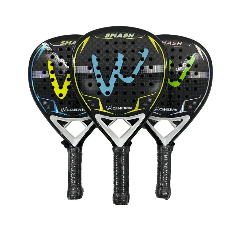 CAMEWIN Kaiwei High Power Padel Tennis Racket with EVA Grip and Nylon Net for Training Game-Direct Manufacturer's Stock