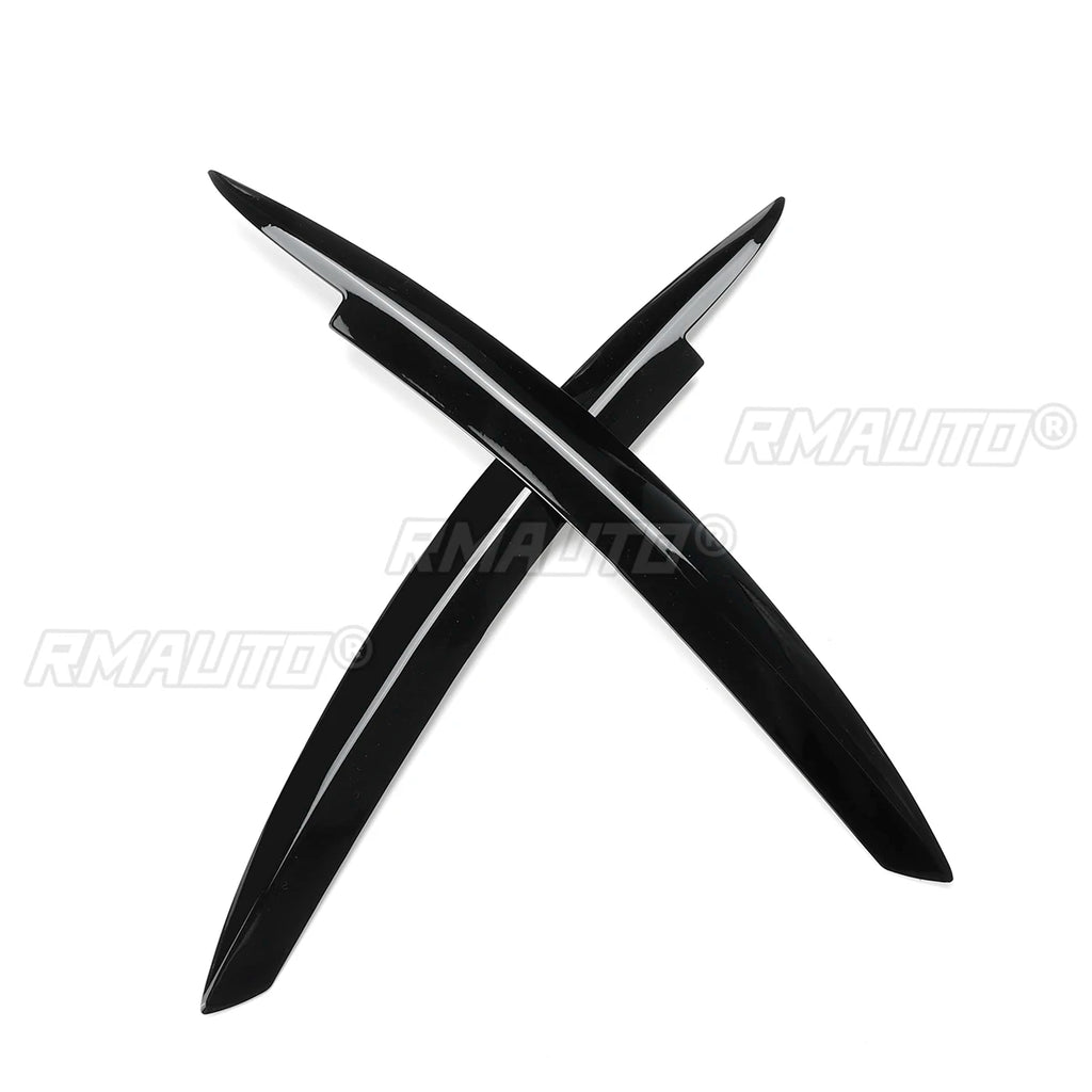 2Pcs/lot Headlights Eyebrow Eyelids ABS Chrome Trim Cover for VW Golf MK6 GTI R 2008 2009 2010 2011-2013 Also for GTI GTR GTD
