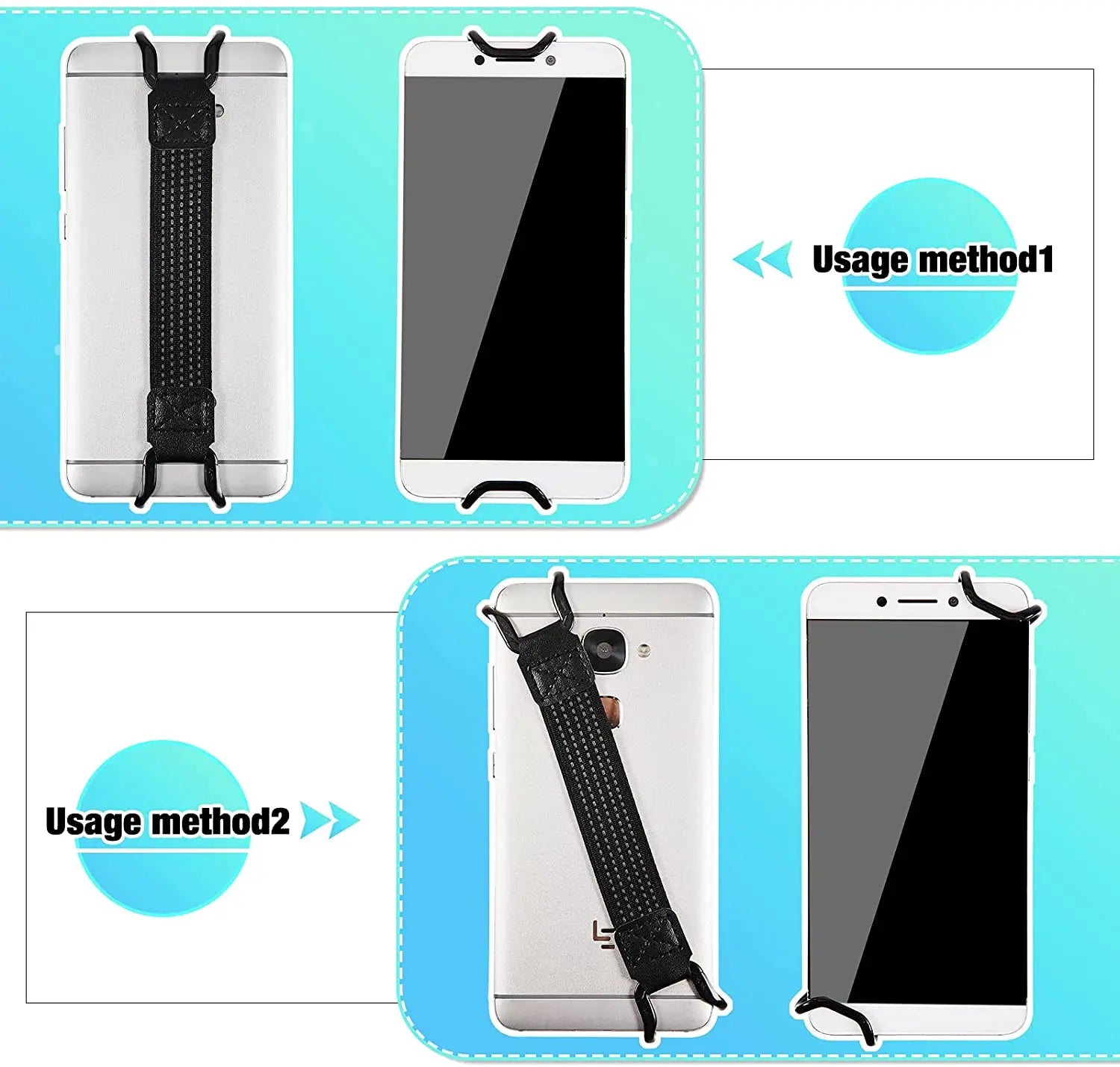 Mobile Phone Security Hand Strap Premium Phone Accessories Elastic Finger Strap for Mobile Phones