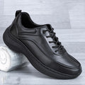 Y 37-45 New Men's First-Layer Cowhide Breathable Thick-Soled Soft Casual Fashion Sneakers
