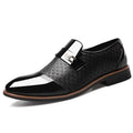 Men Leather Shoes Men's Business Dress Shoes All-Match Casual Shoes Shock-Absorbing Wear-Resistant Non-Slip Breathable  Footwear