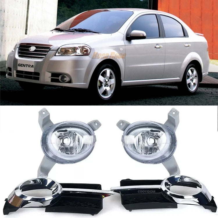 Fog Light Lamp for chevrolet Chevy Aveo Lova PT G3 WAVE Daewoo Gentra 2006 2007 2008 2009 2010 2011 with Switch Wiring Kit