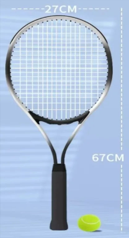 Professional Portable Aluminum Alloy Nylon Sports Racket Designed for College PE Classes in Tennis and Badminton