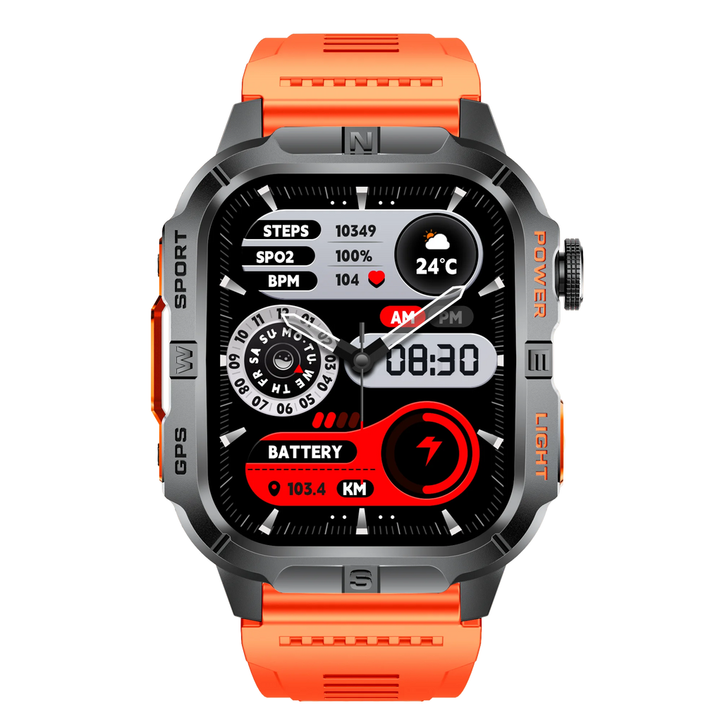 2025 New Design Stainless Steel Build Smart Watch Health Monitoring Multiple Sports Modes Wireless Call Unisex