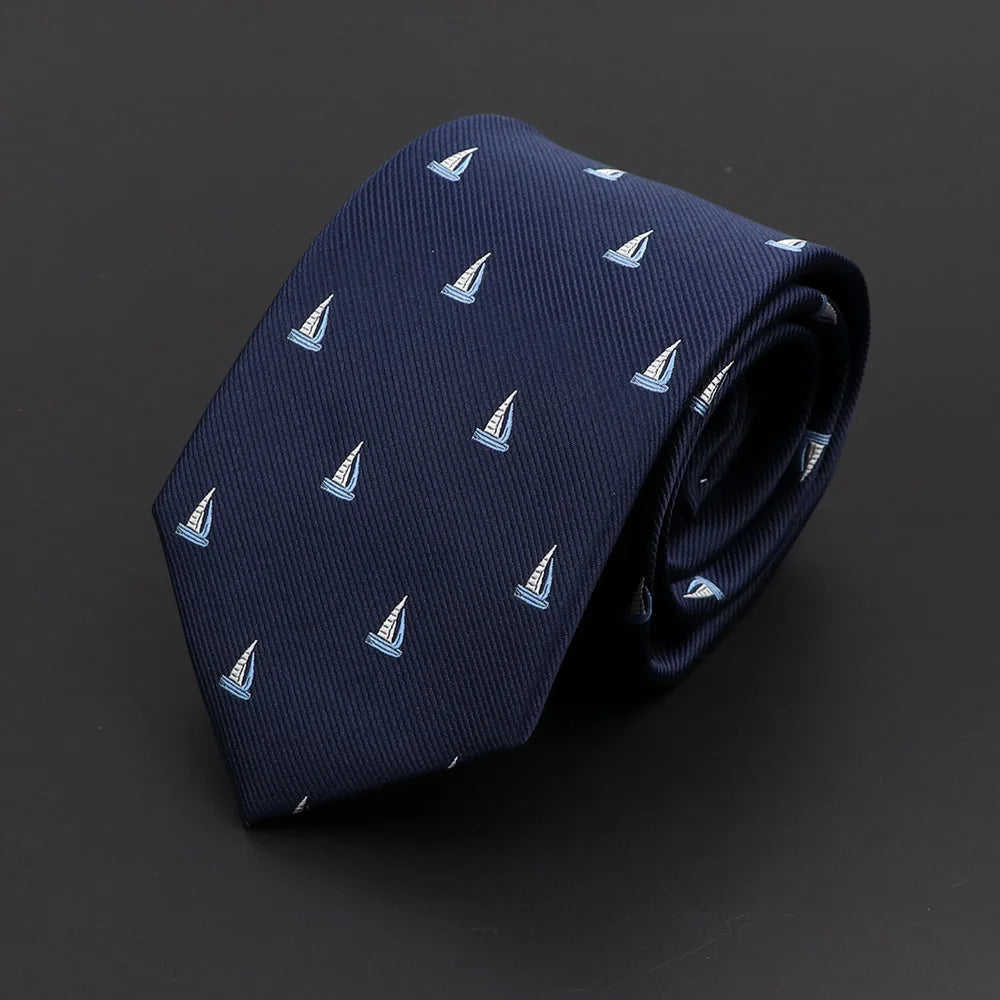 Men's Skinny Ties Jacquard Neckties for Wedding Business Suits Party Neck Ties Neckwear Slim Gravatas Accessories Gift For Men