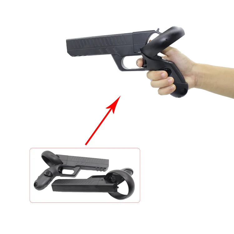 Enhanced VR Shooting Game Experience for Oculus Accessories AR Hardware VR Gun Grip Cover Shell Handle Holster for Oculus