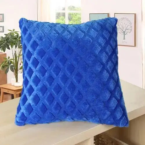 High Quality 100% Polyester Faux Fur Pillow Cover Decorative Cushion Covers for Livingroom Bedroom Office