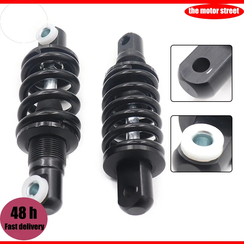 125 8mm Scooter Rear Shock Absorber Black Spring style for China Small Little Citycoco Electric