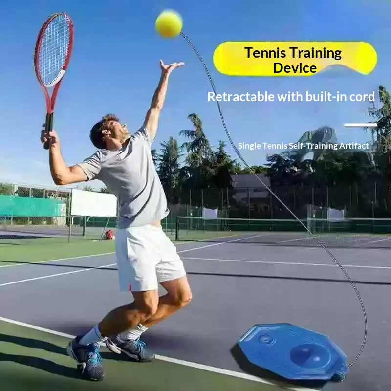 Indoor 2-Player Diamond Tennis Racket Set with Nylon Net for Beginners Students Kids Lightweight Rebound String Training System