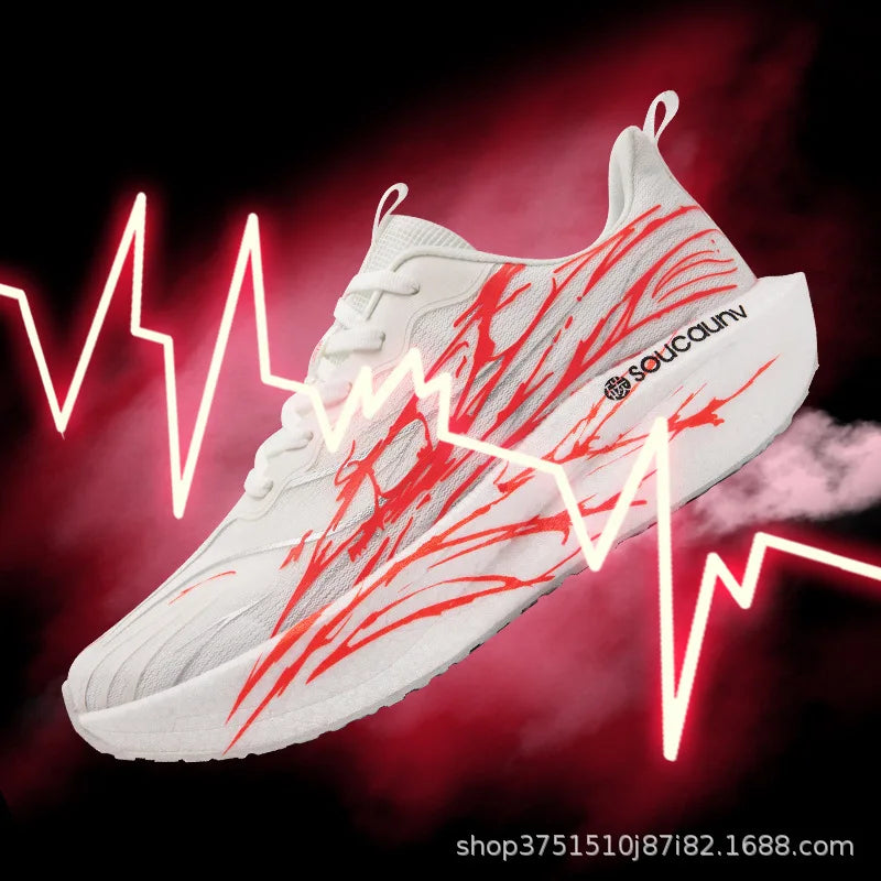 Elite Carbon Plate Running Shoes Men's Supercritical Foam Racing Sneakers Professional Marathon Sports Shoes
