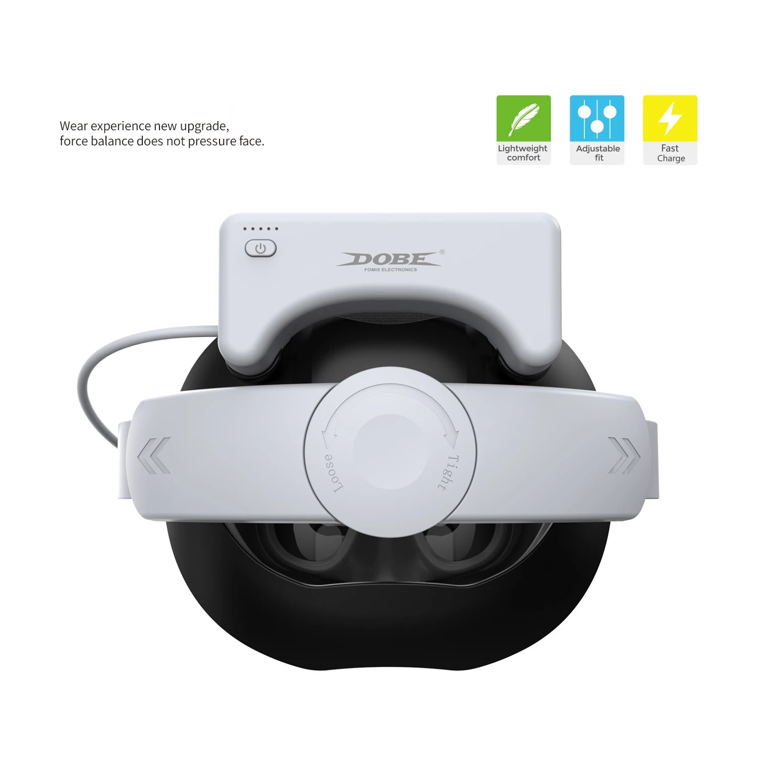 2026 NEW Adjustable Head Strap Rechargeable Battery for Q3/Q3S