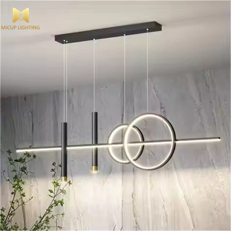 Minimalist Single-Head Wire Ceiling Pendant Light Classic Elegant Living Room Dining Room High-End Sense Bar Pendant Light