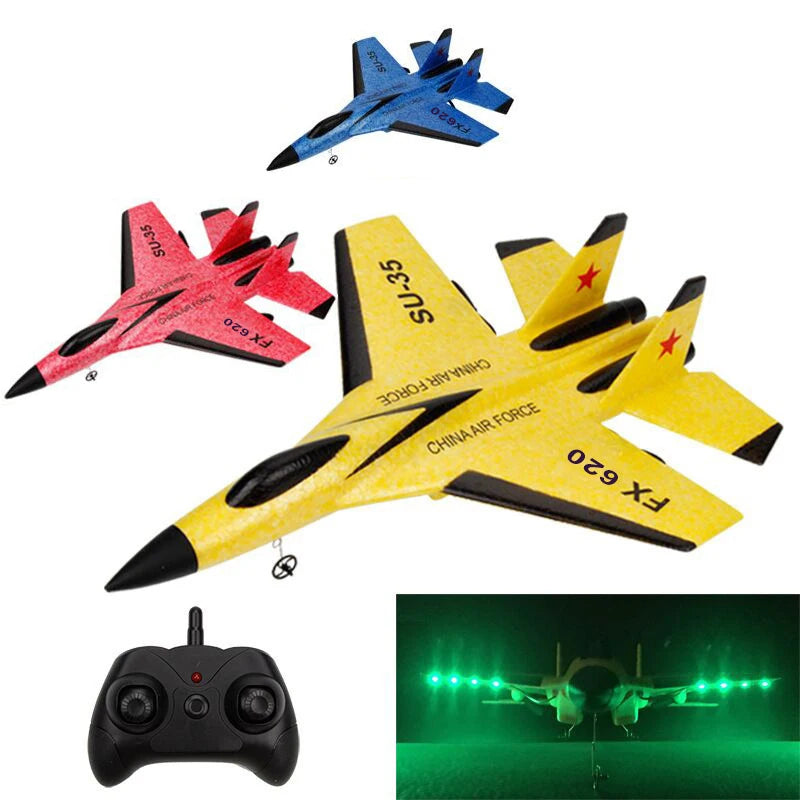Plane Toy SU-35 RC Remote Airplanes Children Gift Assembled Flying Model Toys Outdoor Toys Outdoor Toys