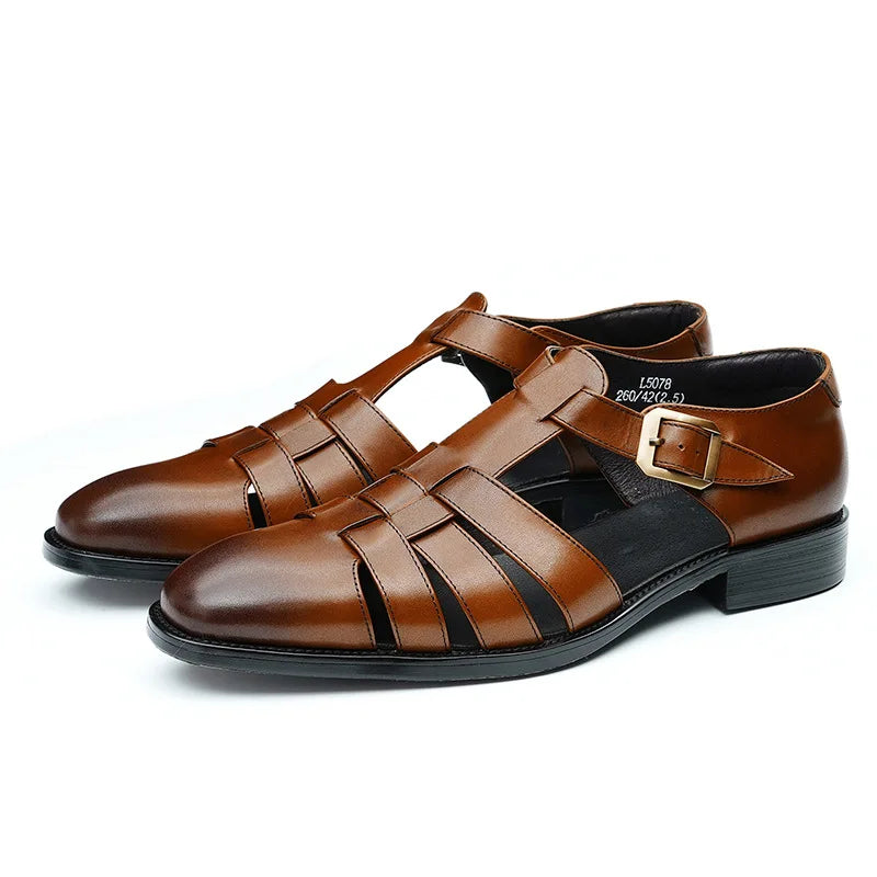 New luxury casual business shoes for men  shoes made of cowhide size 37-46 formal dress shoes