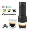 CAFELFFE Hand-powered Small 3-in-1 Compatible NES/DG Coffee Capsules Ground Coffee Semi-Automatic Portable Coffee Outdoor Car
